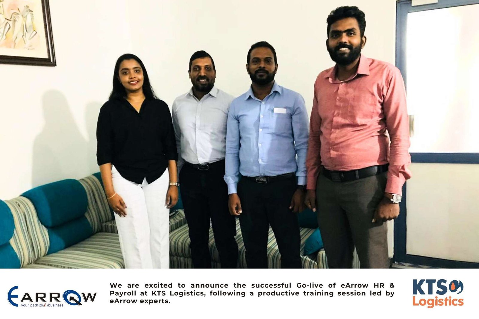 Successful Go-live of eArrow HR & Payroll at KTS Logistics